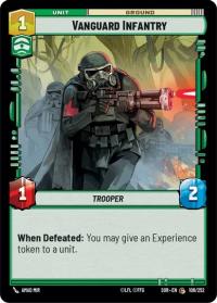 star wars unlimited spark of rebellion vanguard infantry foil