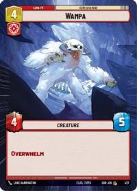 star wars unlimited spark of rebellion wampa hyperspace
