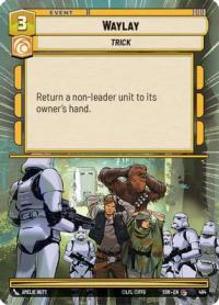 star wars unlimited spark of rebellion waylay hyperspace foil