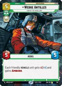 star wars unlimited spark of rebellion wedge antilles star of the rebellion hyperspace