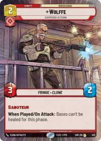 star wars unlimited spark of rebellion wolffe suspicious veteran hyperspace