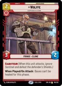 star wars unlimited spark of rebellion wolffe suspicious veteran