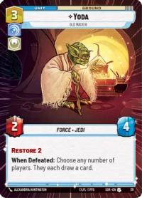 star wars unlimited spark of rebellion yoda old master hyperspace