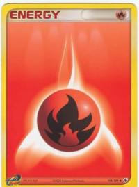 pokemon ex ruby sapphire fire energy 108 109