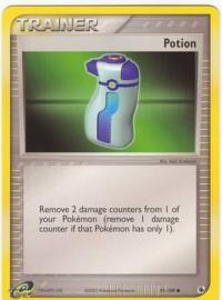 pokemon ex ruby sapphire potion 91 109