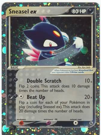 Sneasel ex 103-109