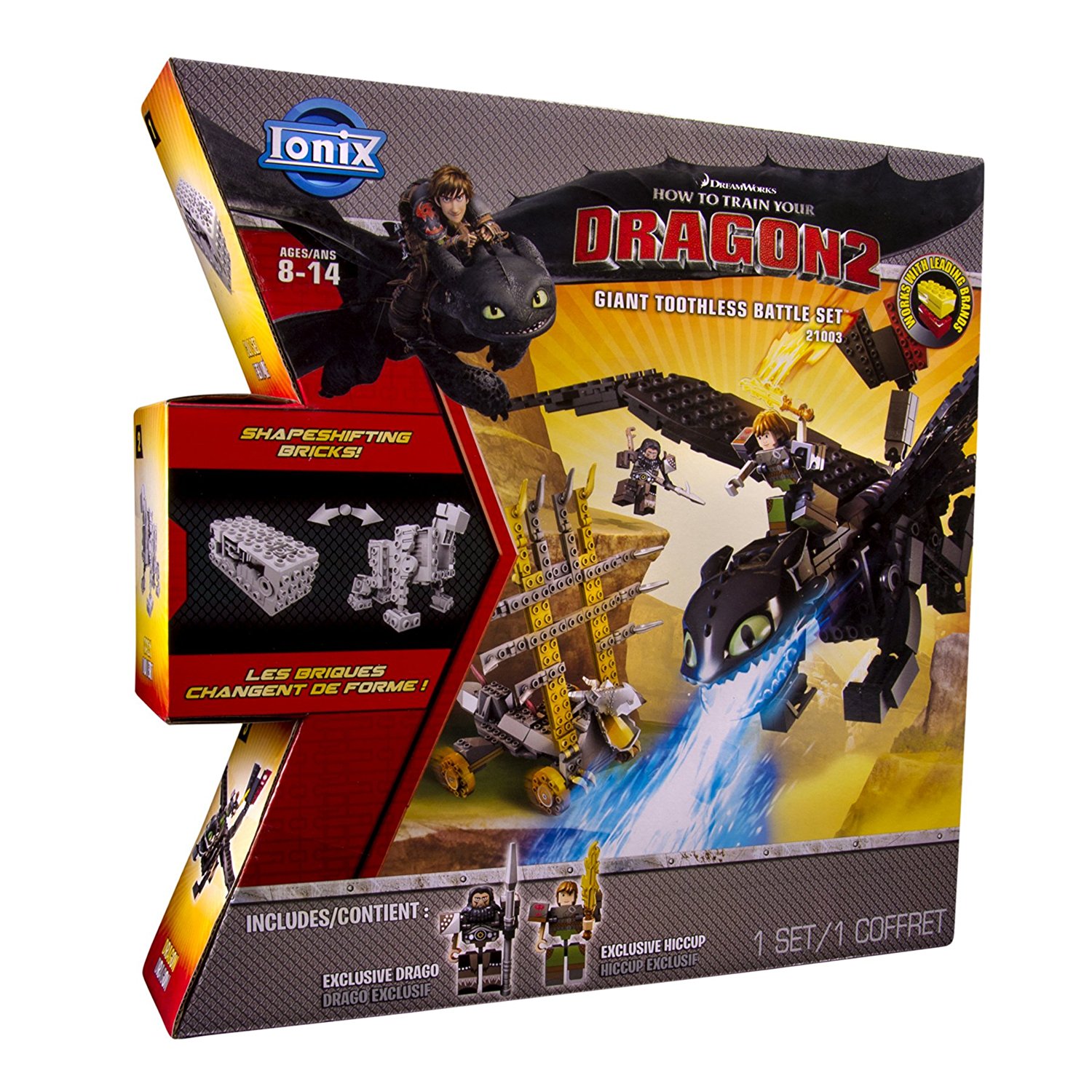 IONIX : How To Train Your Dragon 2 - Giant Toothless Battle Set