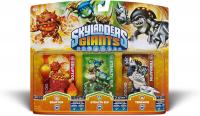 toys skylanders figures skylanders giants triple pack 6 eruptor stealth elf terrafin