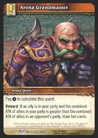 warcraft tcg blood of gladiators arena grandmaster