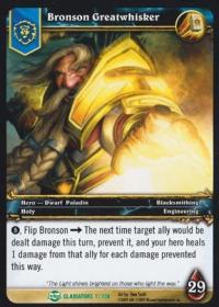 warcraft tcg blood of gladiators bronson greatwhisker