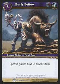 warcraft tcg blood of gladiators burly bellow