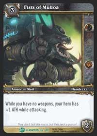 warcraft tcg blood of gladiators fists of mukoa