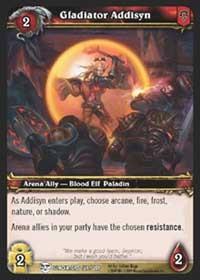 warcraft tcg blood of gladiators gladiator addisyn