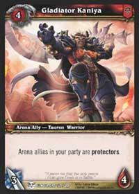 warcraft tcg blood of gladiators gladiator kaniya