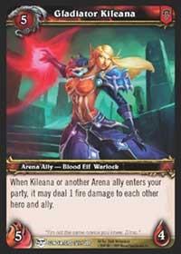 warcraft tcg blood of gladiators gladiator kileana