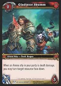 warcraft tcg blood of gladiators gladiator skumm