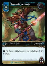 warcraft tcg blood of gladiators gwon strongbark