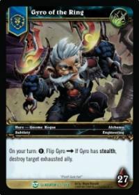 warcraft tcg blood of gladiators gyro of the ring