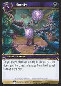 warcraft tcg blood of gladiators horrify