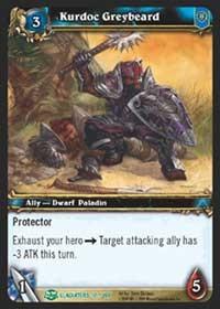 warcraft tcg blood of gladiators kurdoc greybeard