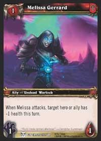 warcraft tcg blood of gladiators melissa gerrard