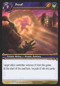 warcraft tcg blood of gladiators poof