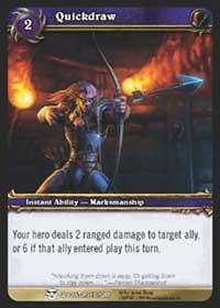 warcraft tcg blood of gladiators quickdraw