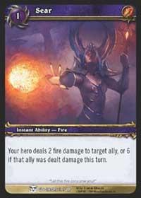 warcraft tcg blood of gladiators sear