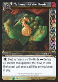 warcraft tcg blood of gladiators talisman of the horde