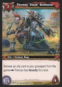 warcraft tcg blood of gladiators thomas slash robinson