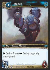 warcraft tcg blood of gladiators trakas