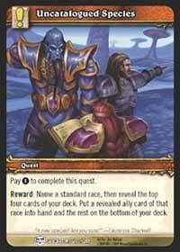 warcraft tcg blood of gladiators uncatalogued species