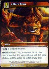 warcraft tcg drums of war a rare bean