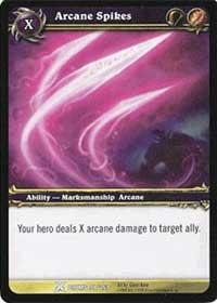 warcraft tcg drums of war arcane spikes