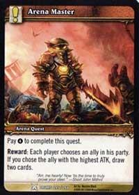 warcraft tcg drums of war arena master