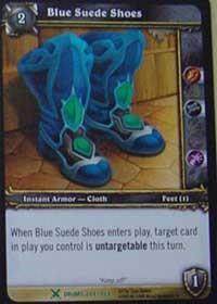 warcraft tcg drums of war blue suede shoes