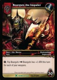 warcraft tcg drums of war boarguts the impaler