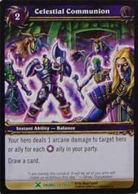 warcraft tcg drums of war celestial communion