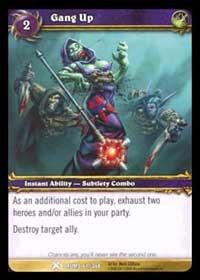 warcraft tcg drums of war gang up