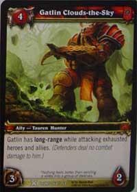 warcraft tcg drums of war gatlin clouds the sky