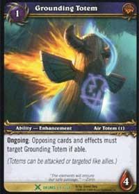 warcraft tcg drums of war grounding totem