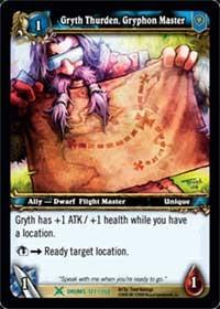 warcraft tcg drums of war gryth thurden gryphon master