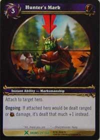 warcraft tcg drums of war hunter s mark