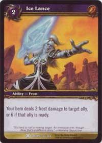 warcraft tcg drums of war ice lance