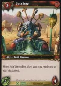 warcraft tcg drums of war joja bee