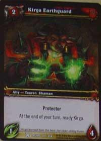 warcraft tcg drums of war kirga earthguard