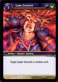 warcraft tcg drums of war lose control