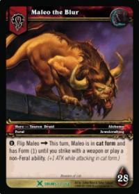 warcraft tcg drums of war maleo the blur