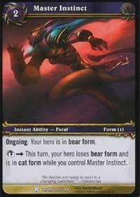 warcraft tcg drums of war master instinct