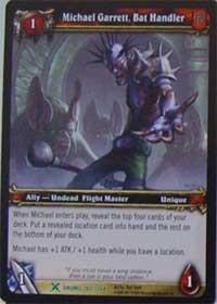 warcraft tcg drums of war michael garrett bat handler